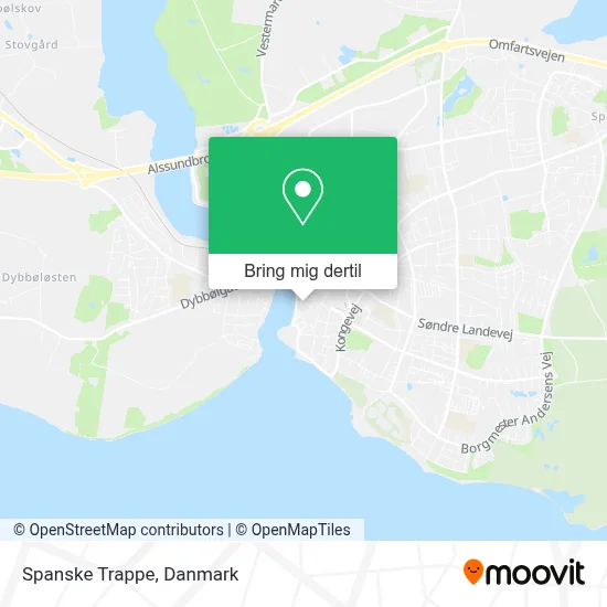 Spanske Trappe kort