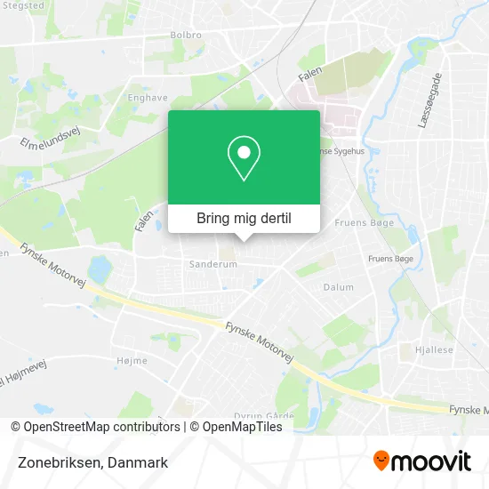 Zonebriksen kort