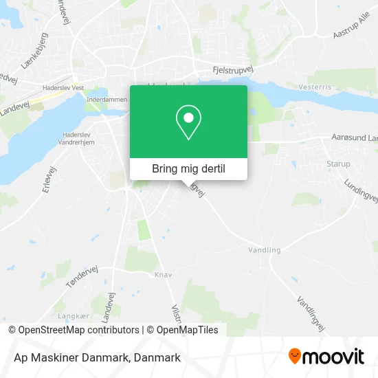 Ap Maskiner Danmark kort
