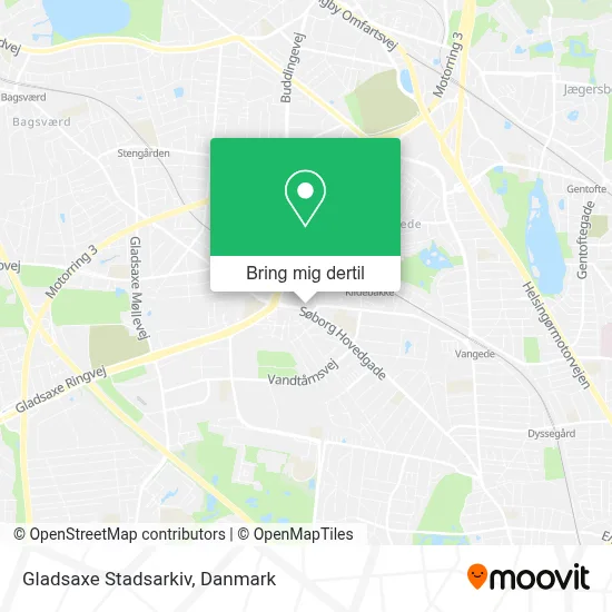 Gladsaxe Stadsarkiv kort