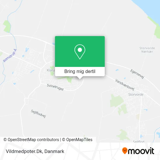 Vildmedpoter.Dk kort