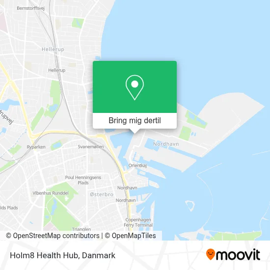 Holm8 Health Hub kort