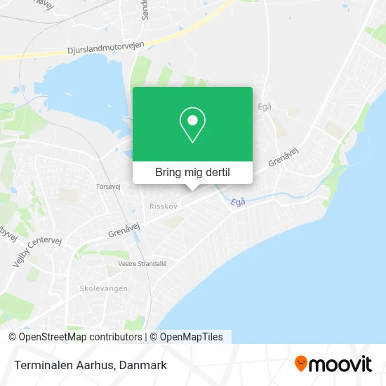 Terminalen Aarhus kort