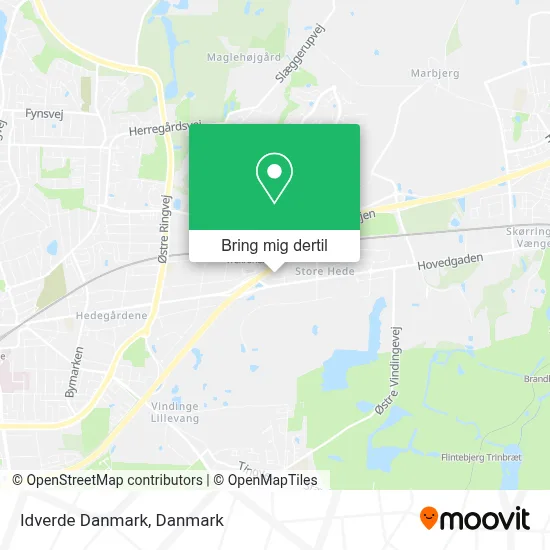 Idverde Danmark kort