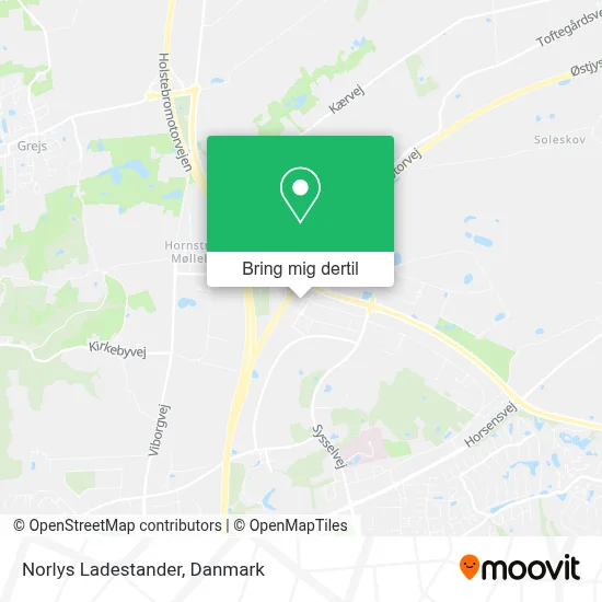 Norlys Ladestander kort