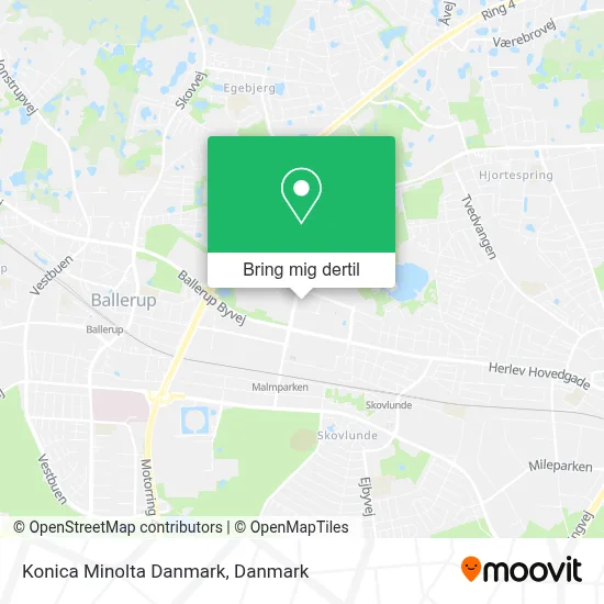 Konica Minolta Danmark kort