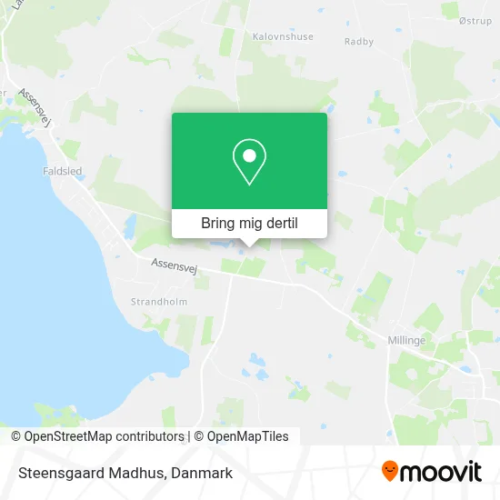 Steensgaard Madhus kort