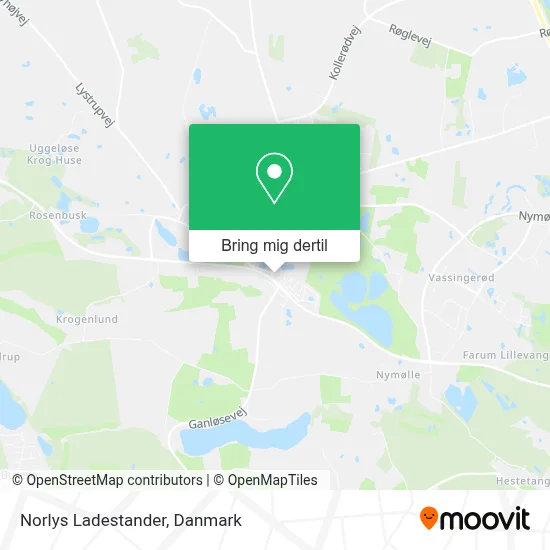 Norlys Ladestander kort