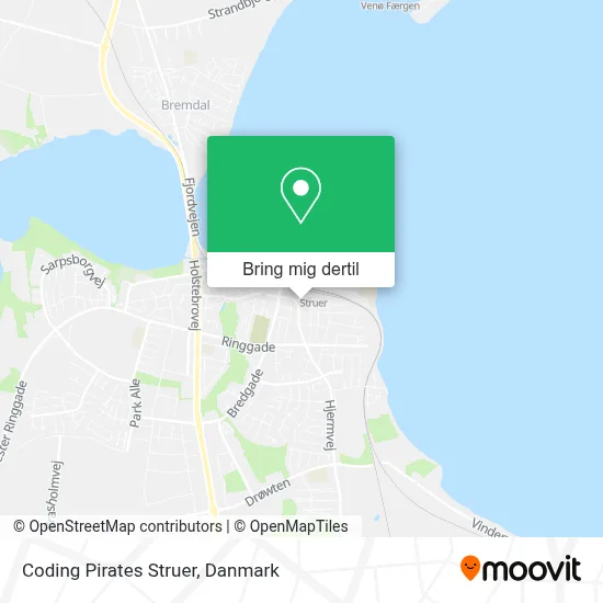 Coding Pirates Struer kort