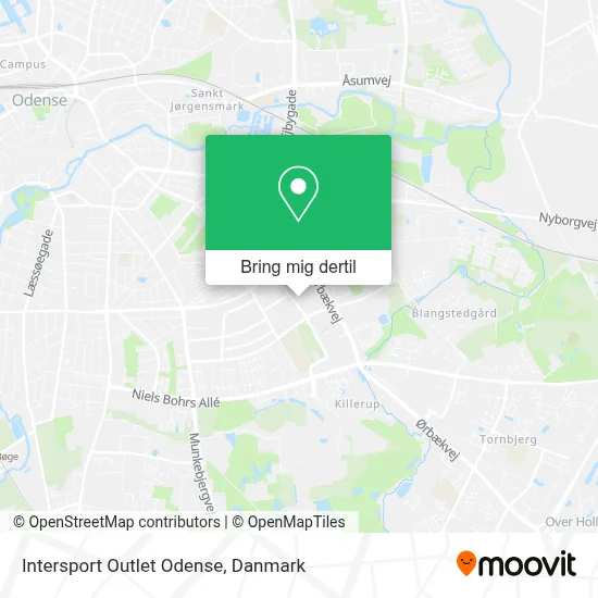 Intersport Outlet Odense kort