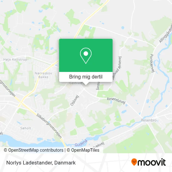 Norlys Ladestander kort