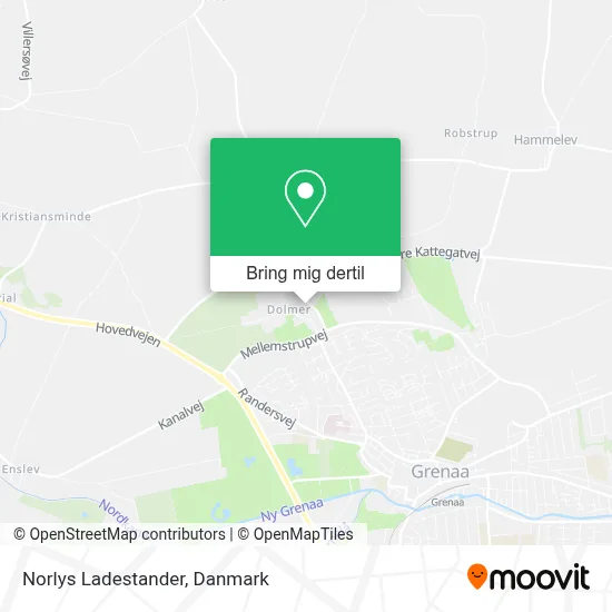 Norlys Ladestander kort