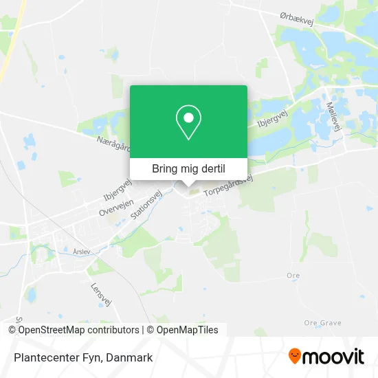 Plantecenter Fyn kort