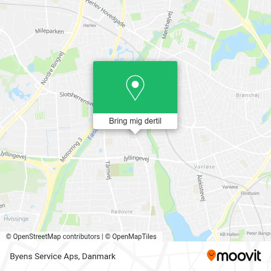Byens Service Aps kort