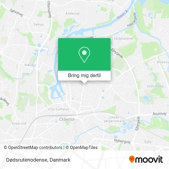 Dødsrutenodense kort
