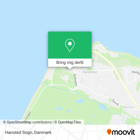 Hansted Sogn kort