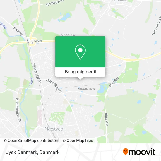 Jysk Danmark kort
