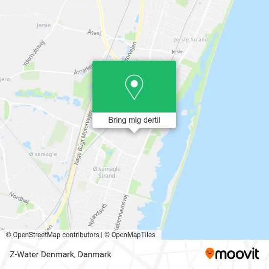 Z-Water Denmark kort