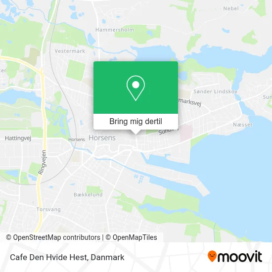 Cafe Den Hvide Hest kort