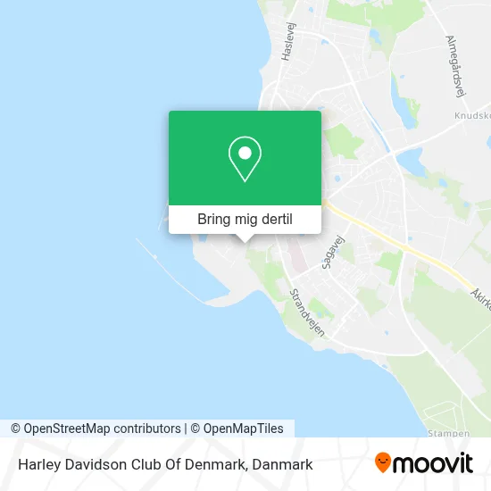 Harley Davidson Club Of Denmark kort