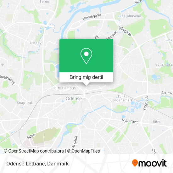 Odense Letbane kort