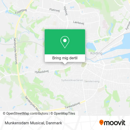Munkensdam Musical kort