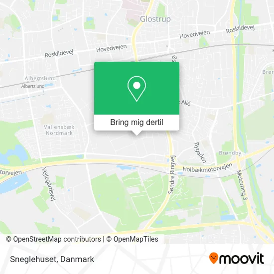 Sneglehuset kort