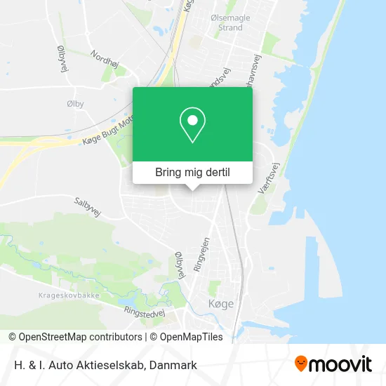 H. & I. Auto Aktieselskab kort