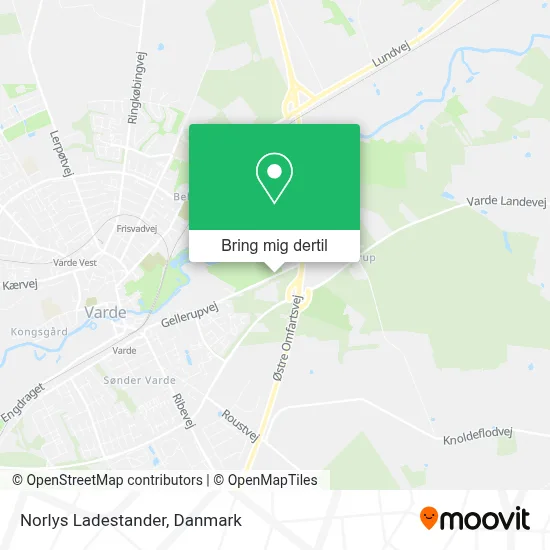 Norlys Ladestander kort