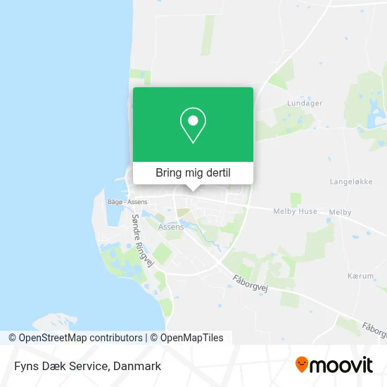 Fyns Dæk Service kort