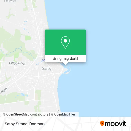 Sæby Strand kort