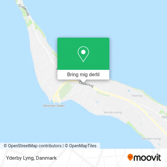 Yderby Lyng kort