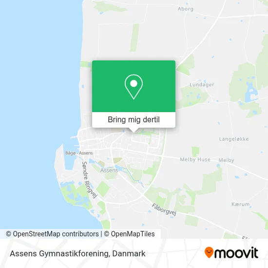 Assens Gymnastikforening kort