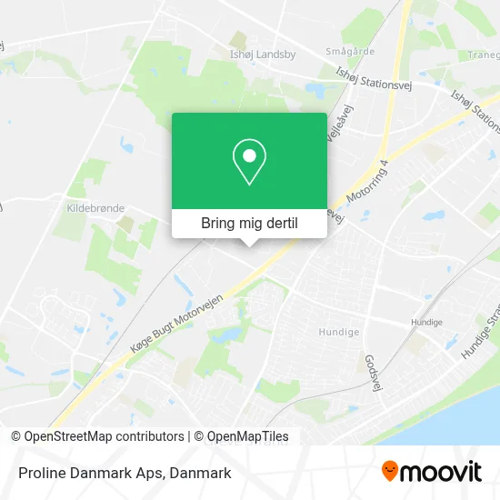 Proline Danmark Aps kort