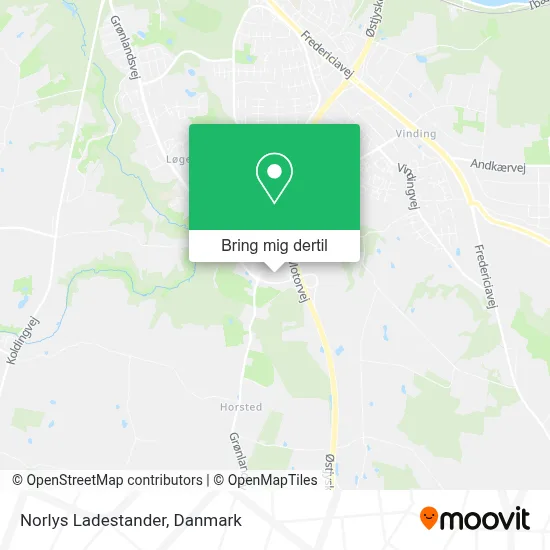 Norlys Ladestander kort