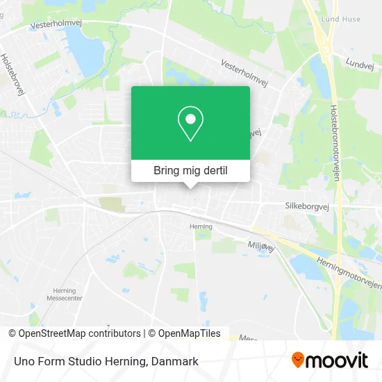 Uno Form Studio Herning kort