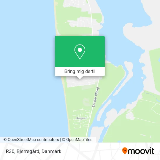 R30, Bjerregård kort