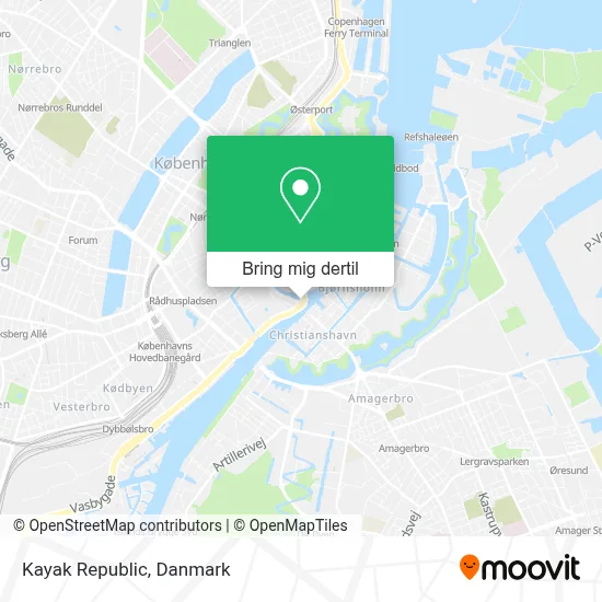 Kayak Republic kort