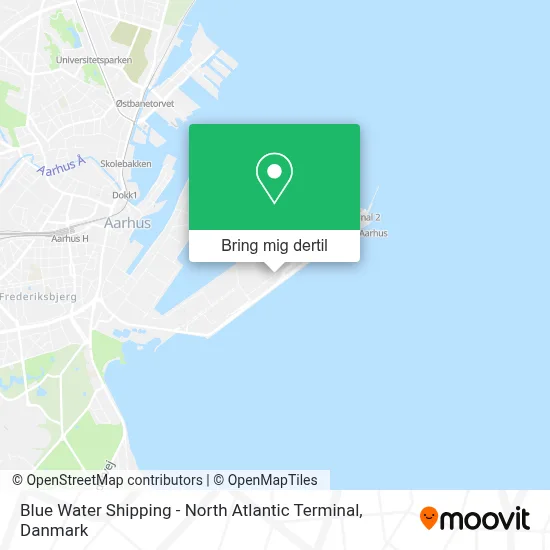 Blue Water Shipping - North Atlantic Terminal kort