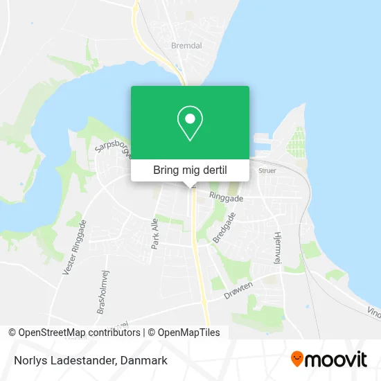 Norlys Ladestander kort