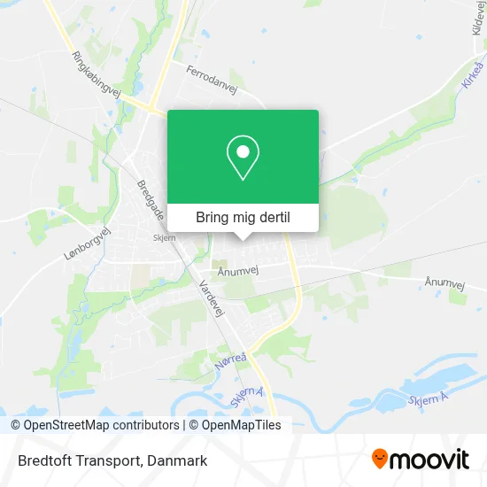 Bredtoft Transport kort