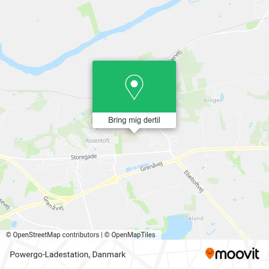 Powergo-Ladestation kort