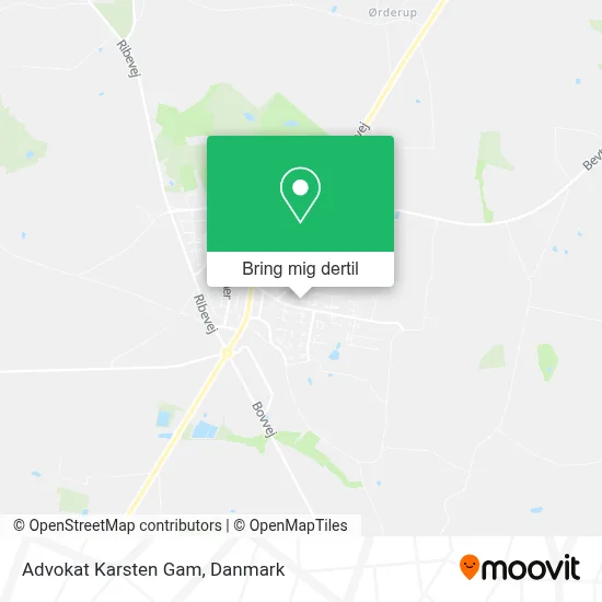 Advokat Karsten Gam kort