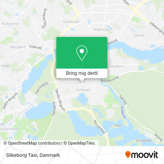 Silkeborg Taxi kort