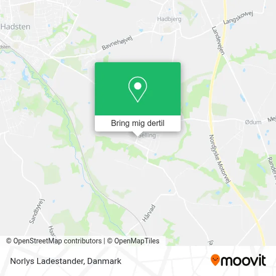 Norlys Ladestander kort