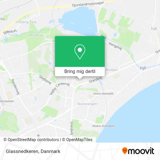 Glassnedkeren kort