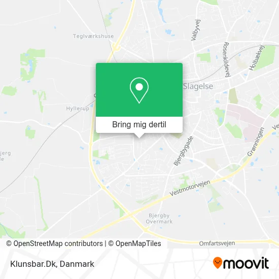 Klunsbar.Dk kort