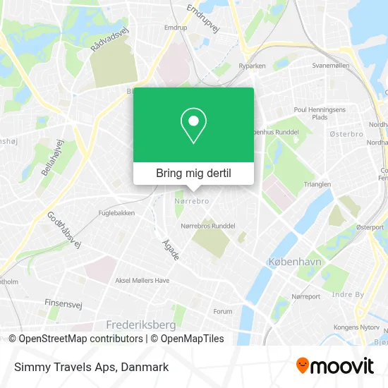 Simmy Travels Aps kort
