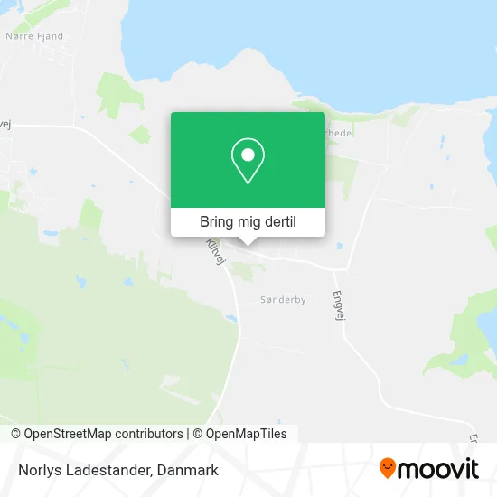 Norlys Ladestander kort