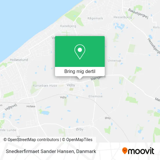 Snedkerfirmaet Sander Hansen kort